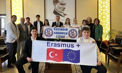 Bayındırlı öğrencilerden Erasmus öncesi resmi ziyaret