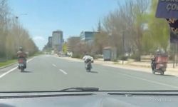 Canını hiçe saydı! Motosikletle yaptığı hareket ağızları açık bıraktı