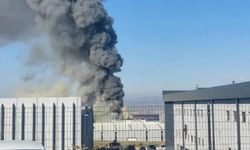 Ankara'da fabrika yangını!