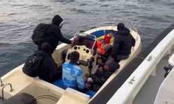 Ayvacık açıklarında 13 kaçak göçmen yakalandı