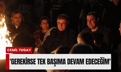 Cemil Tugay’dan Meslek Fabrikası önünde gece nöbeti: 'Gerekirse tek başıma devam edeceğim'
