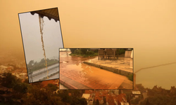 Göz gözü görmedi, çamur yağdı! Afrika'dan gelen çöl tozu Türkiye'ye giriş yaptı