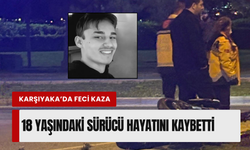İzmir’de motosikletli gencin hayatını kaybettiği feci kaza kamerada!