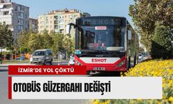 İzmir’de yol çöktü: Otobüs güzergahı değişti
