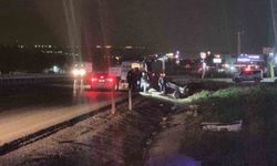 Kontrolü kaybeden araç takla attı: 1 ölü, 2 yaralı