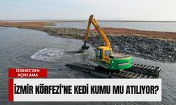 İzmir Körfezi'ne kedi kumu mu atılıyor? İZDENİZ'den açıklama