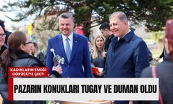 Kadınların emeği görücüye çıktı: Pazarın konukları Tugay ve Duman oldu