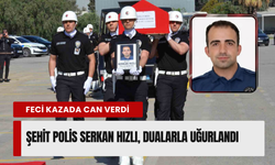 Şehit Polis Serkan Hızlı, İzmir'den dualarla uğurlandı