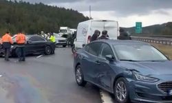 TEM Otoyolu'nda can pazarı! 10 araç birbirine girdi