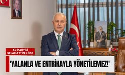 AK Partili Köse’den Karşıyaka Belediyesi’ne 'iflas' çıkışı: 'Yalanla ve entrikayla yönetilemez!'