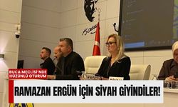 Buca Belediyesi’nde hüzünlü oturum: Park ve Bahçeler Müdürü Ergün için siyah giyindiler!
