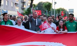 Buca’da binler bayram yürüyüşünde buluştu