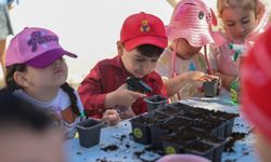 Bucalı minikler Tarım Okulu’nda doğayla buluştu