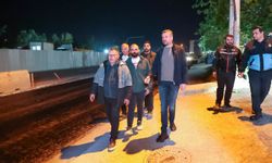 Başkan Duman'dan gece mesaisi