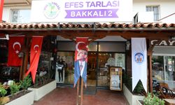Efes Selçuk’ta doğal gıda satış noktası hizmete başladı