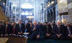 Erdoğan, cuma namazını Ayasofya'da kıldı