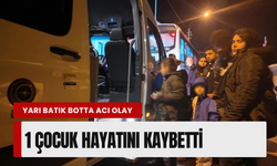 Foça açıklarında göçmen faciası: 1 çocuk hayatını kaybetti