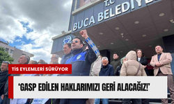 İzmir'de belediye memurlarının 'TİS' eylemi sürüyor