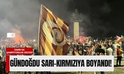 İzmir’de şampiyonluk gecesi: Gündoğdu Meydanı sarı-kırmızıya boyandı!