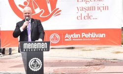 Menemen’de Engelliler Haftası farkındalık yürüyüşü