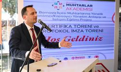 Bornova'da Muhtarlar Akademisi’nde mezuniyet heyecanı