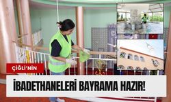 Bayram öncesi Çiğli’de camilerde yoğun temizlik mesaisi