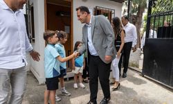 Bornovalı minik eller toprakla buluştu