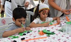 Bornova Büyükpark’ta miniklerin yıl sonu sergisi ilgi gördü