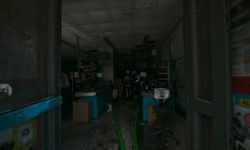 Bornova'da korkutan market yangını