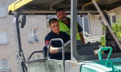 Başkan Tugay çalışmaları yerinde inceledi