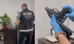 İzmir'de 3. dalga operasyon: Makamdan ruhsatsız silah çıktı!