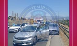 İzmir otoyolu Buca istikametinde trafik kazası