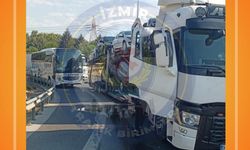 İzmir’de arızalı araç trafiği kilitledi!