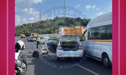 İzmir çevreyolunda kaza: Balçova viyadüklerinde trafik yoğunluğu