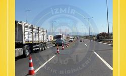 İzmir Seyrek Kavşağı'nda yol çalışması: İki şerit trafiğe kapatıldı
