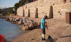 Çeşme'de yaz yoğunluğu çöp miktarını ikiye katladı
