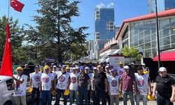Doruk Madencilik işçileri eylemde: Bir işçi baygınlık geçirdi!