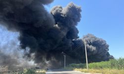 İzmir geri dönüşüm fabrikasında yangın!