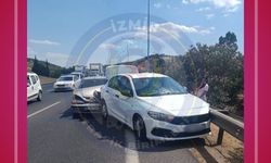 Bornova'da trafik kazası: Kilometrelerce kuyruk oluştu!
