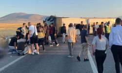 Kütahya'da yolcu otobüsü devrildi: 31 yaralı!