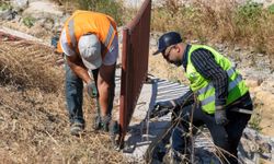 İzmir Büyükşehir'den Seferihisar'da sel mesaisi