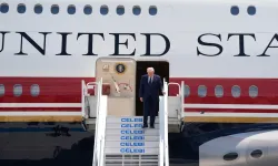 Trump'ın uçağı Ankara'ya indi!
