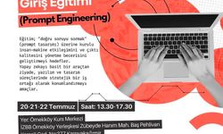 Ücretsiz Yapay Zeka ve Komut Mühendisliği Eğitimi başlıyor