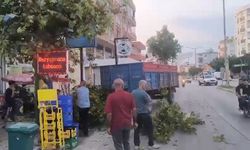 Ceyhan’da traktör römorku kaldırıma savruldu: 2 yaralı