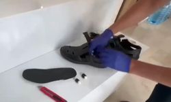 Ayakkabı tabanından 123 gram metamfetamin çıktı!