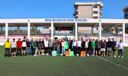 Buca’da amatör futbol kulüplerine malzeme desteği