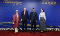 Cumhurbaşkanı Erdoğan Bişkek’te törene katıldı
