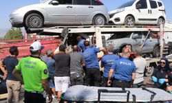 Çekicide sıkışan sürücü 2 saatte kurtarıldı