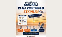 Dikili’de plaj voleybolu heyecanı