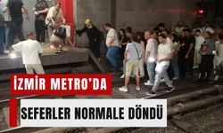 İzmir Metro’da seferler normale döndü